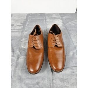 Jousen Milan Men's Size 9 Brown Oxford Lace Up Dress Shoes‎